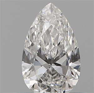 Foto Diamante Natural 0.13 quilates, De pera , Color F, claridad VVS1 y certificado IGI de