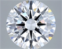 Lab Grown Diamond 3.02 Carats, Round with Excellent Cut, E Color, VVS2 Clarity and Certified by IGI