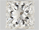 Natural Diamond 0.50 Carats, Princess with  Cut, I Color, VVS1 Clarity and Certified by GIA