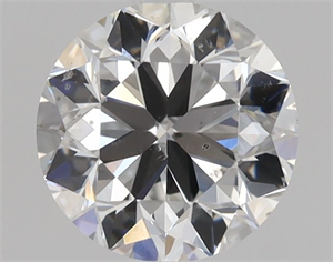 Picture of Natural Diamond 0.72 Carats, Round with Very Good Cut, E Color, SI2 Clarity and Certified by GIA