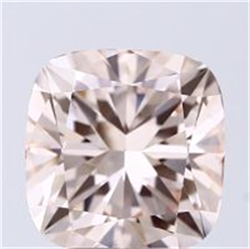 Picture of Lab Grown Diamond 4.01 Carats, Cushion with  Cut, Fancy Pink Color, VS1 Clarity and Certified by IGI