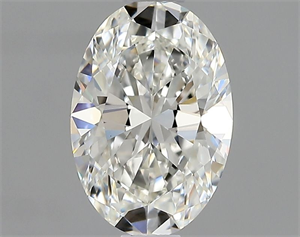 Picture of Natural Diamond 0.71 Carats, Oval with  Cut, H Color, VVS1 Clarity and Certified by GIA