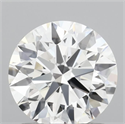 Lab Grown Diamond 1.08 Carats, Round with Ideal Cut, D Color, VVS2 Clarity and Certified by IGI
