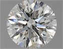 Diamante Natural 1.58 quilates, Redondo , Color I, claridad VVS1 y certificado GIA