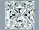 Diamante Natural 2.11 quilates, Princesa , Color I, claridad VVS1 y certificado IGI