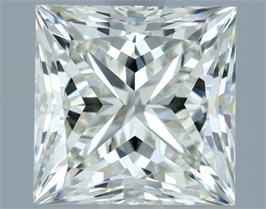 Foto Diamante Natural 2.11 quilates, Princesa , Color I, claridad VVS1 y certificado IGI de