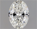 Natural Diamond 0.50 Carats, Oval with  Cut, H Color, VS1 Clarity and Certified by GIA