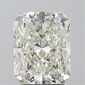 Picture of Natural Diamond 2.50 Carats, Radiant with  Cut, K Color, SI2 Clarity and Certified by GIA