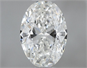 Diamante Natural 0.59 quilates, Ovalado , Color G, claridad VVS1 y certificado GIA