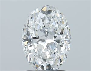 Picture of Natural Diamond 1.50 Carats, Oval with  Cut, E Color, SI2 Clarity and Certified by GIA