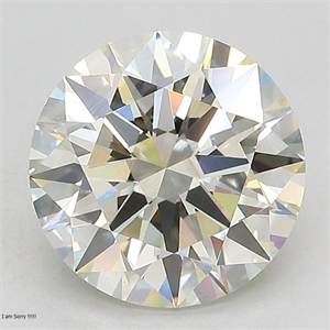 Picture of Lab Grown Diamond 3.07 Carats, Round with Ideal Cut, J Color, VS1 Clarity and Certified by IGI