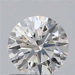 Picture of Natural Diamond 0.70 Carats, Round with Excellent Cut, H Color, VVS1 Clarity and Certified by GIA