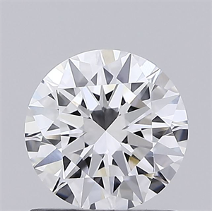 Picture of Lab Grown Diamond 1.01 Carats, Round with Excellent Cut, D Color, VVS2 Clarity and Certified by IGI