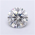 Del inventario de diamantes de laboratorio, 1.17 quilates, Redondo , Color F, claridad VS1 y certificado IGI