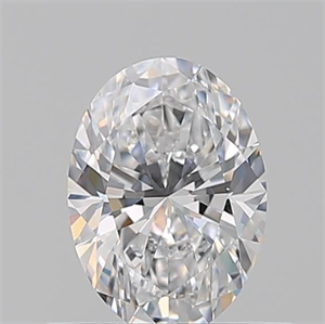 Picture of Natural Diamond 0.50 Carats, Oval with  Cut, D Color, VVS1 Clarity and Certified by GIA
