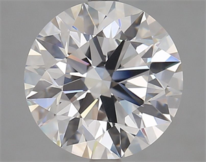 Picture of Lab Grown Diamond 4.02 Carats, Round with Excellent Cut, D Color, VVS1 Clarity and Certified by GIA