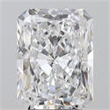 Natural Diamond 3.55 Carats, Radiant with  Cut, D Color, SI2 Clarity and Certified by GIA
