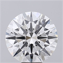 Del inventario de diamantes de laboratorio, 10.05 quilates, Redondo , Color F, claridad VVS2 y certificado IGI