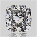 Natural Diamond 0.80 Carats, Cushion with  Cut, F Color, VS1 Clarity and Certified by GIA