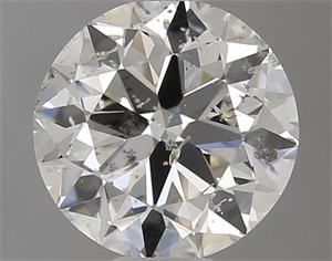 Picture of Natural Diamond 0.90 Carats, Round with Very Good Cut, J Color, I1 Clarity and Certified by GIA
