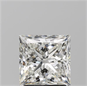 Natural Diamond 2.21 Carats, Princess with  Cut, I Color, VS2 Clarity and Certified by GIA