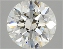 Natural Diamond 2.00 Carats, Round with Excellent Cut, J Color, SI1 Clarity and Certified by GIA