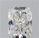 Natural Diamond 0.71 Carats, Radiant with  Cut, G Color, VS2 Clarity and Certified by GIA