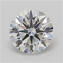 Lab Grown Diamond 1.04 Carats, Round with Ideal Cut, D Color, VS1 Clarity and Certified by IGI