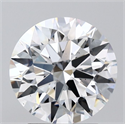 Del inventario de diamantes de laboratorio, 2.58 quilates, Redondo , Color E, claridad VS2 y certificado GIA