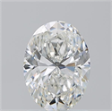 Natural Diamond 1.51 Carats, Oval with  Cut, G Color, SI2 Clarity and Certified by GIA