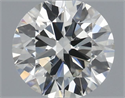 Natural Diamond 0.40 Carats, Round with Excellent Cut, H Color, SI1 Clarity and Certified by IGI