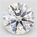 Lab Grown Diamond 2.95 Carats, Round with Excellent Cut, D Color, VVS1 Clarity and Certified by GIA