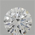 Natural Diamond 0.43 Carats, Round with Excellent Cut, G Color, VS1 Clarity and Certified by GIA