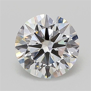 Picture of Lab Grown Diamond 1.01 Carats, Round with Ideal Cut, D Color, VVS2 Clarity and Certified by IGI