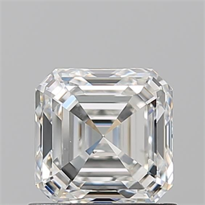 Picture of Natural Diamond 1.01 Carats, Asscher with  Cut, H Color, VS2 Clarity and Certified by GIA