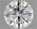 Lab Grown Diamond 1.50 Carats, Round with Ideal Cut, D Color, VS1 Clarity and Certified by IGI