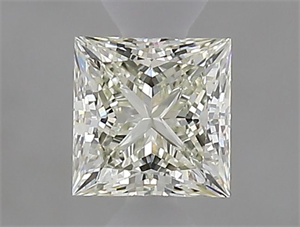 Picture of Natural Diamond 0.51 Carats, Princess with  Cut, J Color, VVS2 Clarity and Certified by IGI