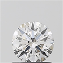 Lab Grown Diamond 0.72 Carats, Round with Ideal Cut, E Color, VVS2 Clarity and Certified by IGI