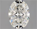 Diamante Natural 0.50 quilates, Ovalado , Color G, claridad VVS2 y certificado GIA