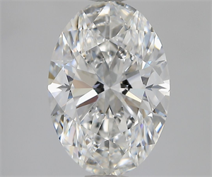 Foto Diamante Natural 2.02 quilates, Ovalado , Color E, claridad IF y certificado GIA de