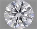Natural Diamond 0.76 Carats, Round with Excellent Cut, D Color, SI2 Clarity and Certified by GIA