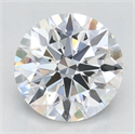 Lab Grown Diamond 2.40 Carats, Round with Excellent Cut, D Color, VVS1 Clarity and Certified by GIA