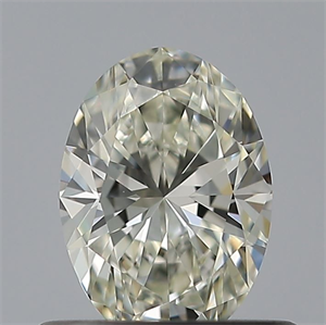 Picture of Natural Diamond 0.51 Carats, Oval with  Cut, K Color, VVS1 Clarity and Certified by GIA