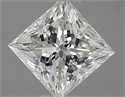 Diamante Natural 0.50 quilates, Princesa , Color H, claridad VS1 y certificado IGI