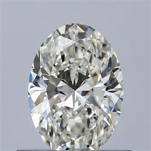 Picture of Natural Diamond 0.51 Carats, Oval with  Cut, G Color, VVS1 Clarity and Certified by IGI