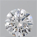 Natural Diamond 0.70 Carats, Round with Excellent Cut, F Color, VS2 Clarity and Certified by GIA