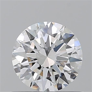 Picture of Natural Diamond 0.70 Carats, Round with Excellent Cut, F Color, VS2 Clarity and Certified by GIA