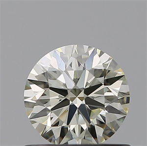 Picture of Natural Diamond 0.61 Carats, Round with Excellent Cut, L Color, VVS2 Clarity and Certified by IGI