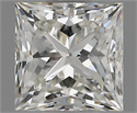 Natural Diamond 1.01 Carats, Princess with  Cut, I Color, VS1 Clarity and Certified by GIA