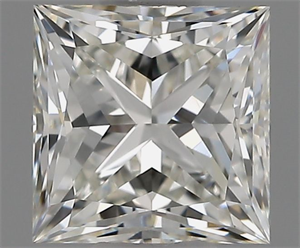 Picture of Natural Diamond 1.01 Carats, Princess with  Cut, I Color, VS1 Clarity and Certified by GIA